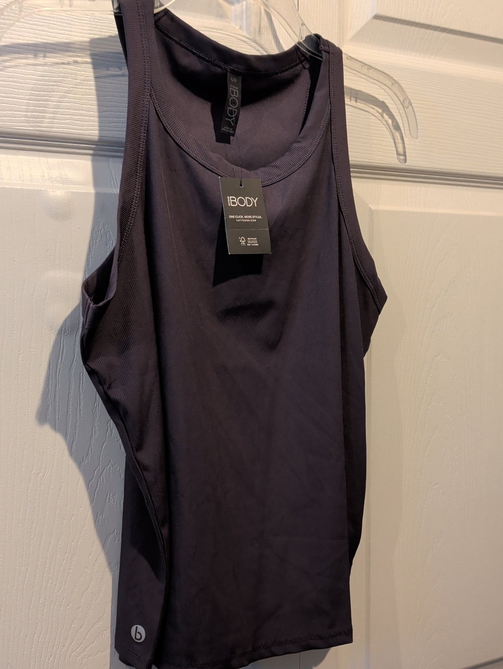 Cotton On Body Black Racerback Tank Top